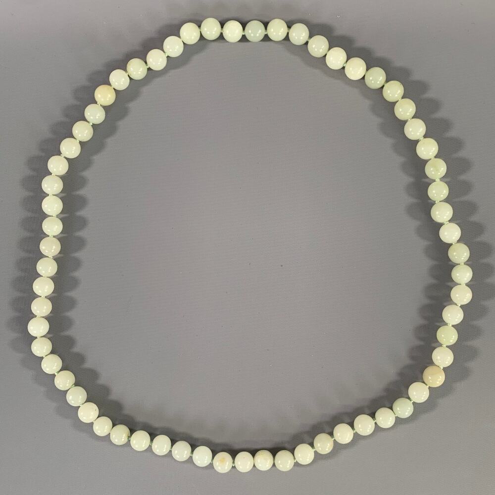 NO BRAND Green Jade Stone Necklace